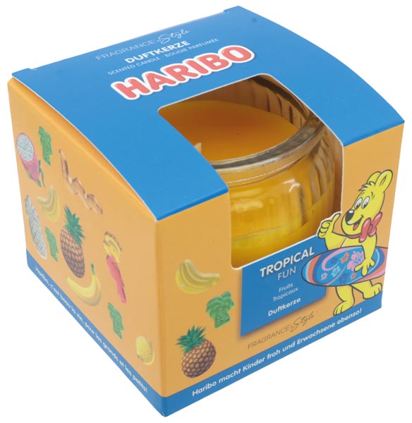 Haribo Duftkerze Tropical Fun – 85 g