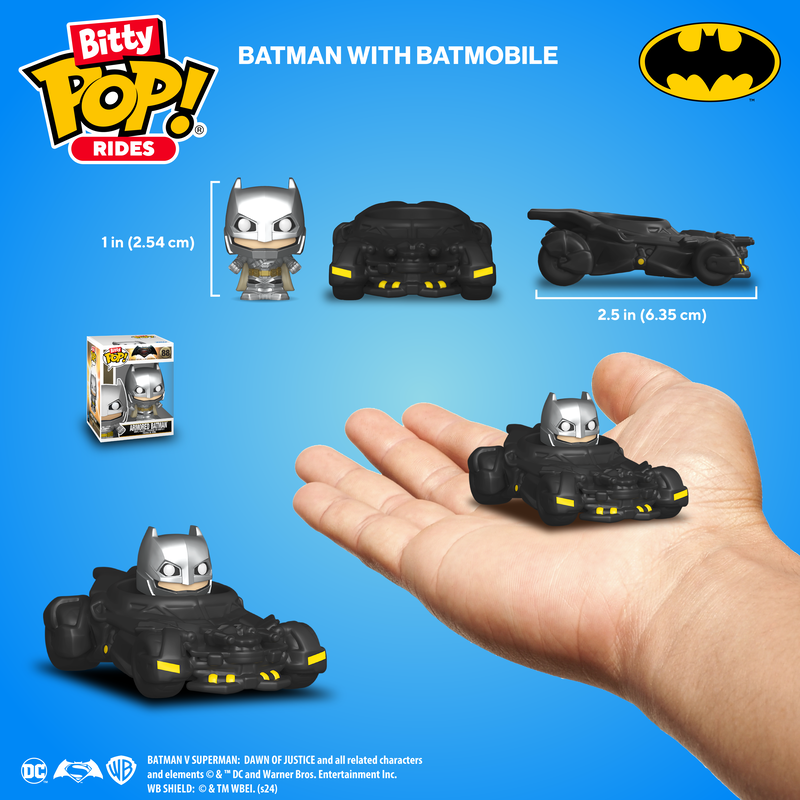 Funko Bitty POP! Rides Batman mit Batmobil – weitere Produktansicht