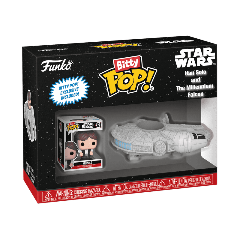 Funko Bitty POP! Han Solo und Millennium Falcon – Verpackungsansicht